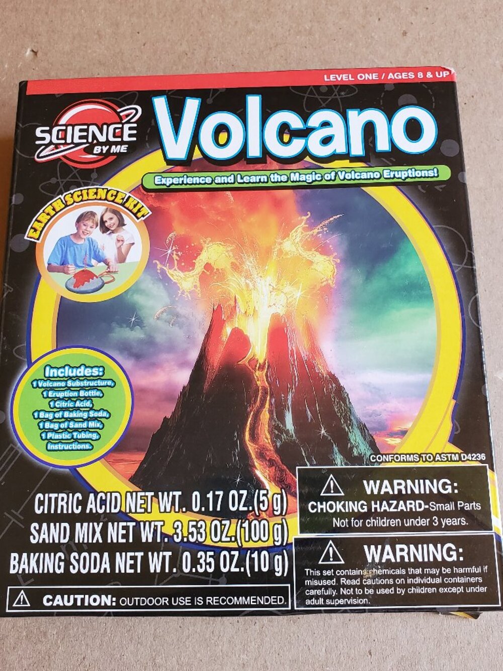Science By Me Volcano By Creative Kids Level 1 (Ages 8+) Earth Science Kit